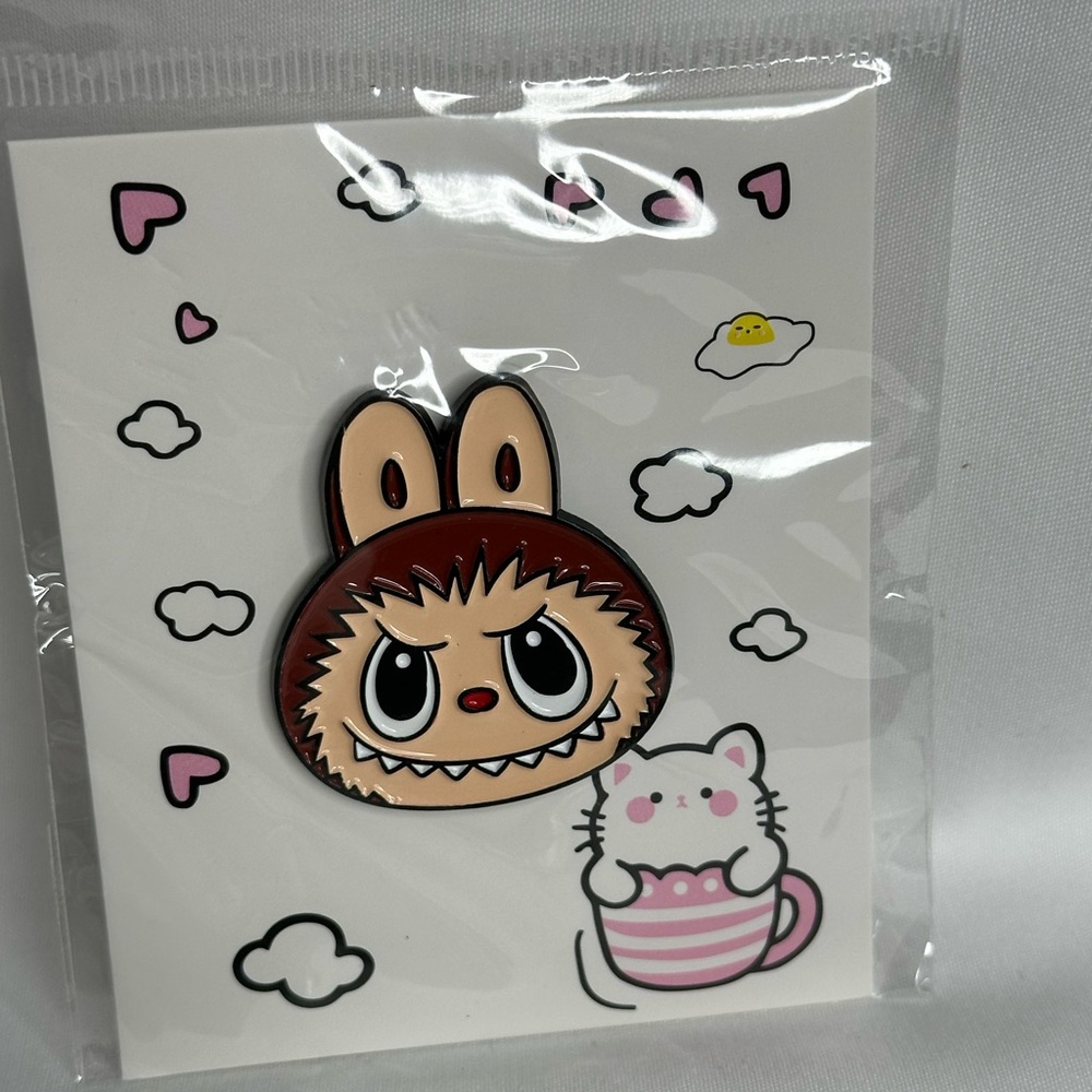 Labubu The Monsters Pin in Brown - Picture 5 of 7